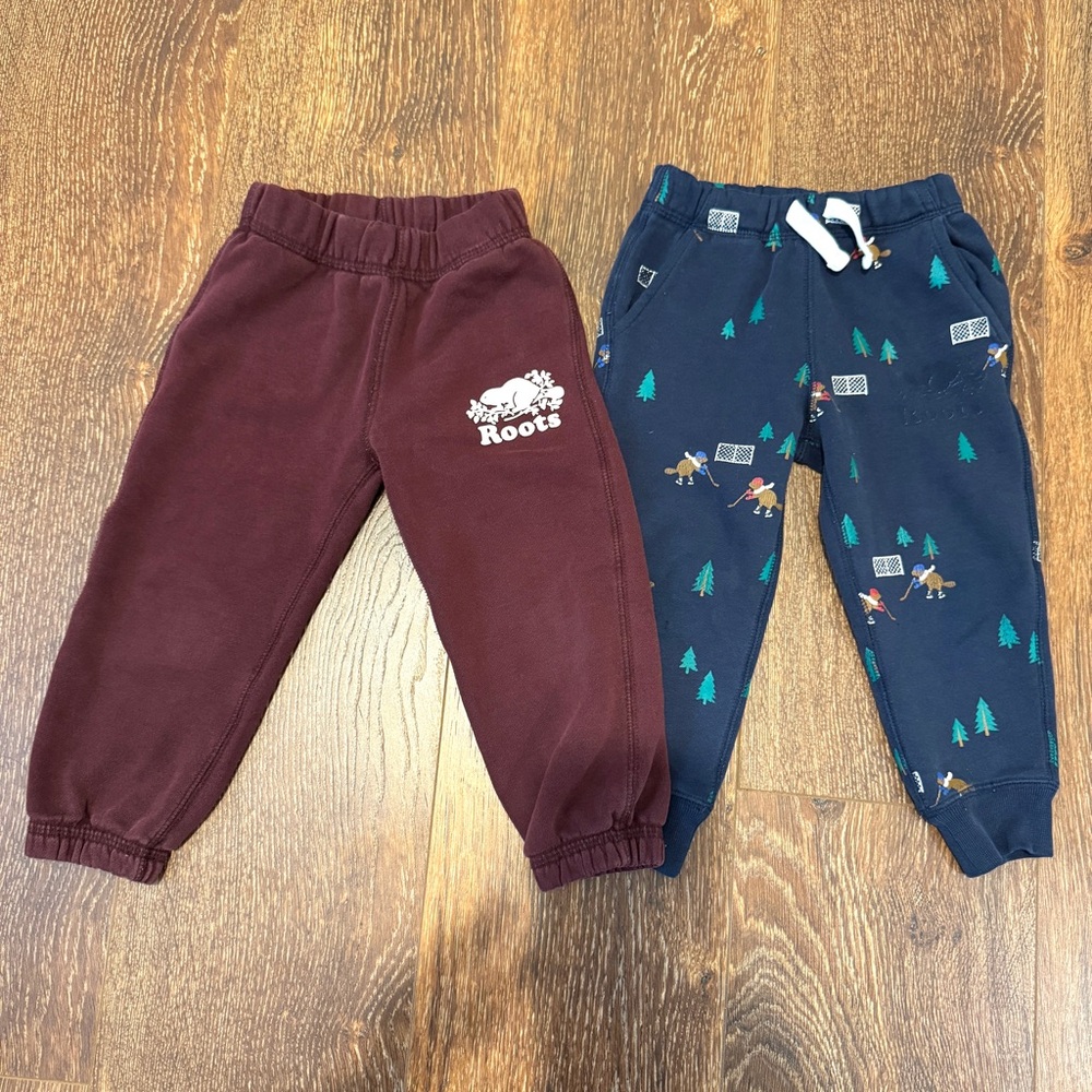 Lot of TWO Roots Sweatpants 2T